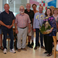 Harald Bloch, Bürgermeister Gerd Klasen, Reinhold Mohr, Manfred Zimmer, Manuela Schulze, Willi Schmitt, Pfarrerin Susanne Albrecht, Doris Zimmer, Claudia Blotzki, Monika Hesse, es fehlt Hildegard Kämmerer