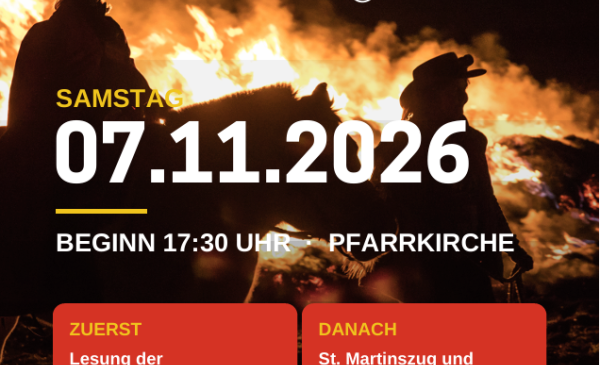 Martinszug in Kaan am 07. November 2026